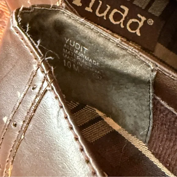 Vintage 90s Mudd Chunky Platform Loafers 🤎 Dark Academia // Size 10 - Picture 7 of 7